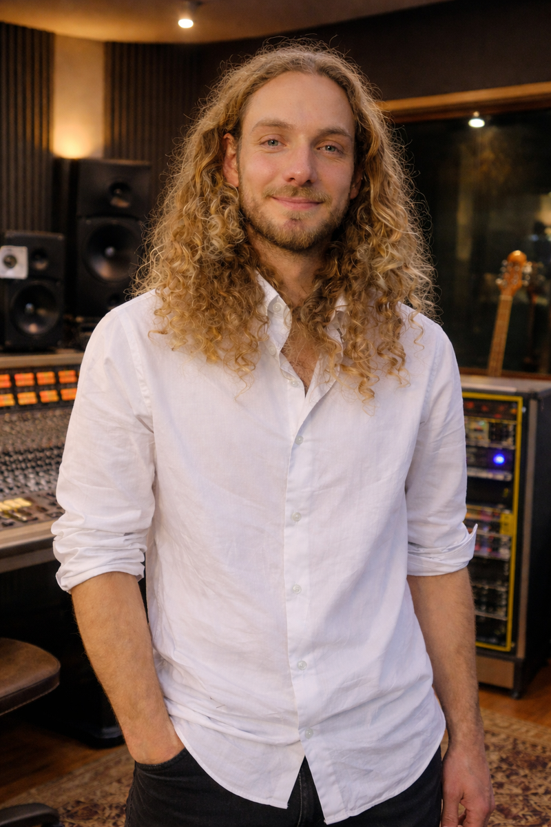 Luca teaching music production